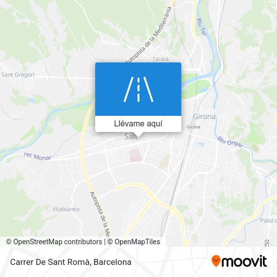 Mapa Carrer De Sant Romà