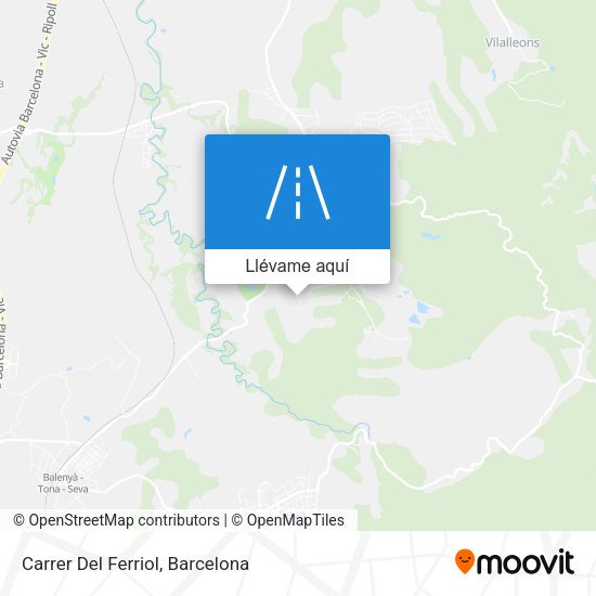 Mapa Carrer Del Ferriol