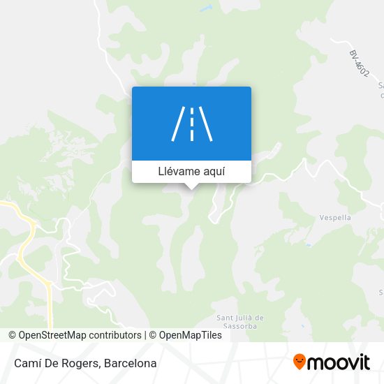 Mapa Camí De Rogers