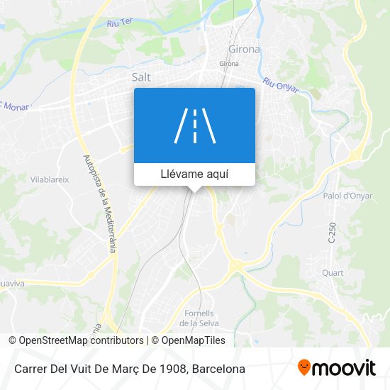 Mapa Carrer Del Vuit De Març De 1908