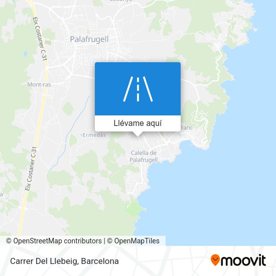 Mapa Carrer Del Llebeig