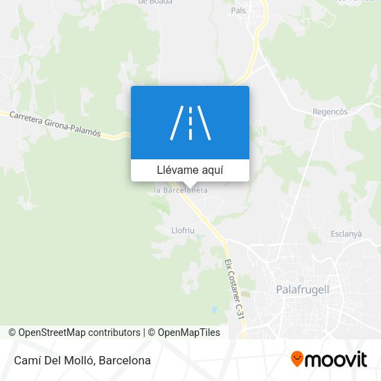 Mapa Camí Del Molló