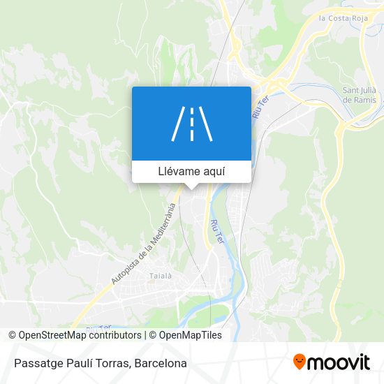 Mapa Passatge Paulí Torras