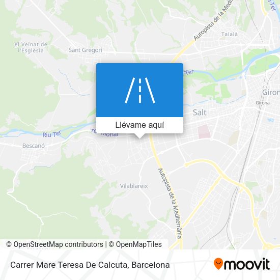 Mapa Carrer Mare Teresa De Calcuta