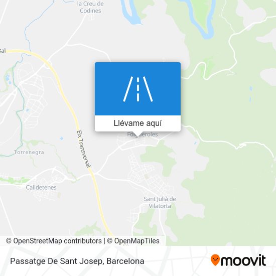 Mapa Passatge De Sant Josep