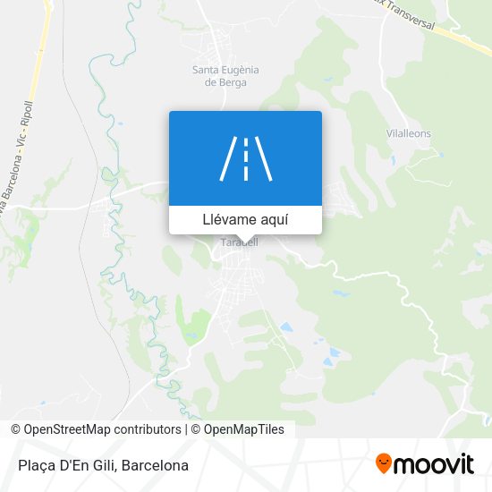 Mapa Plaça D'En Gili