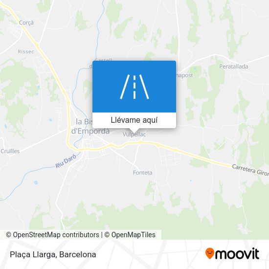 Mapa Plaça Llarga