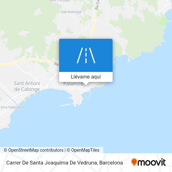 Mapa Carrer De Santa Joaquima De Vedruna
