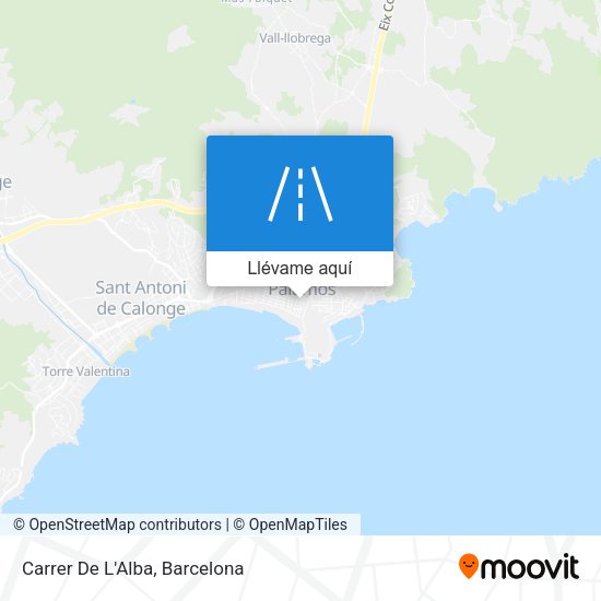 Mapa Carrer De L'Alba