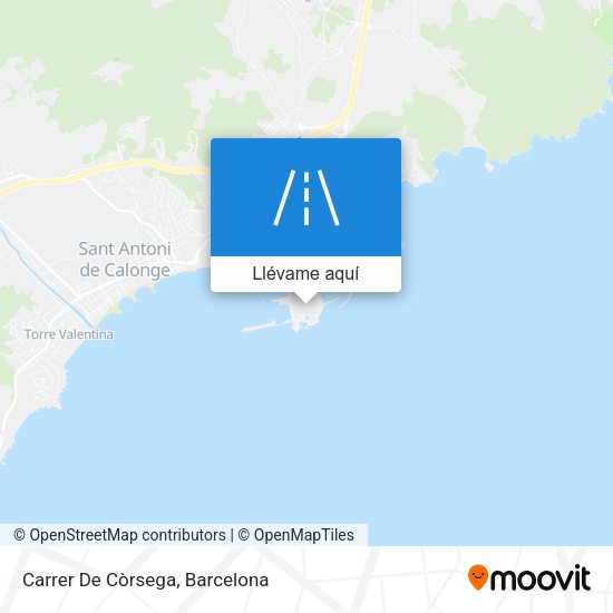 Mapa Carrer De Còrsega