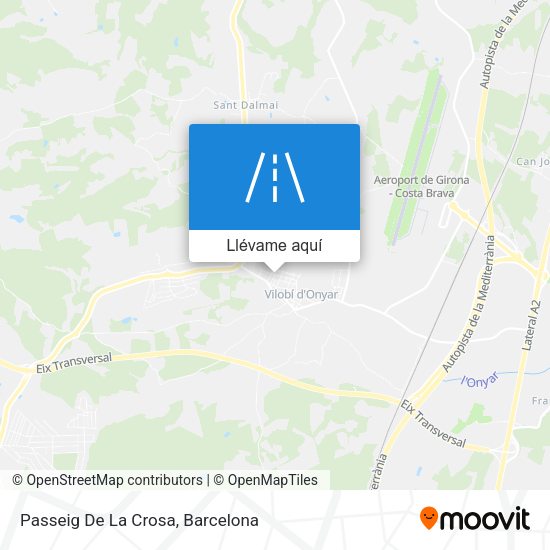 Mapa Passeig De La Crosa