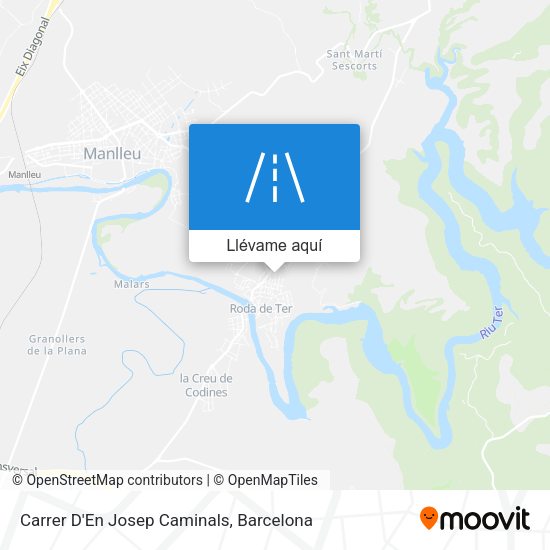Mapa Carrer D'En Josep Caminals