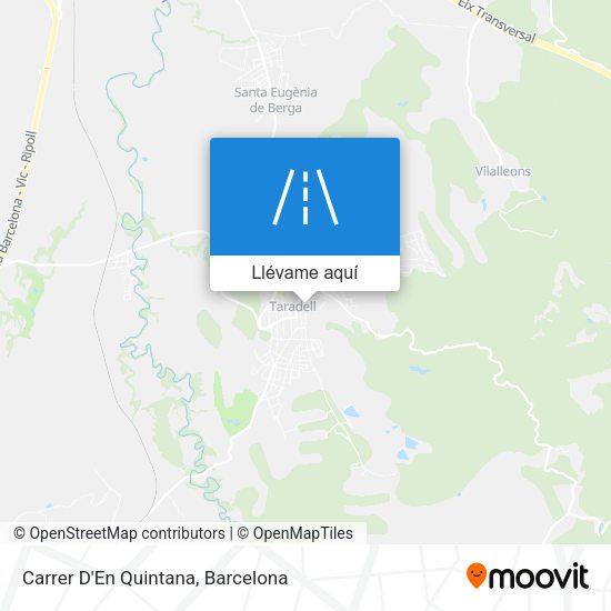 Mapa Carrer D'En Quintana