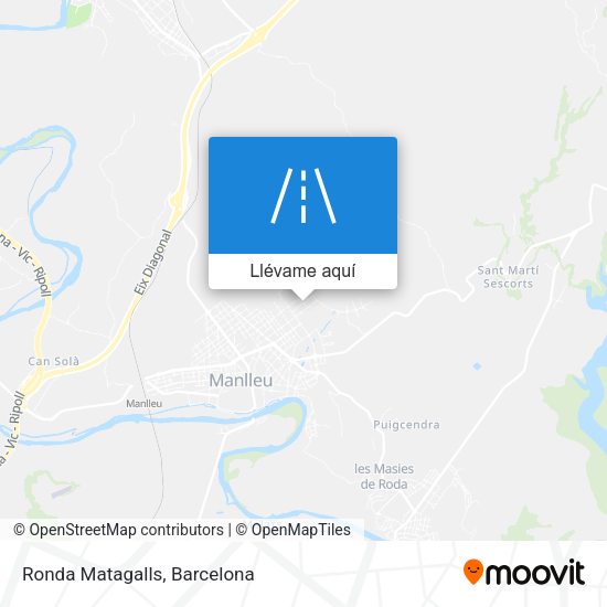 Mapa Ronda Matagalls