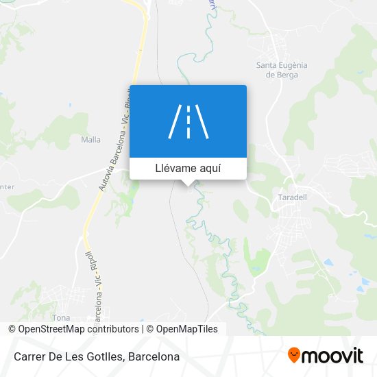 Mapa Carrer De Les Gotlles