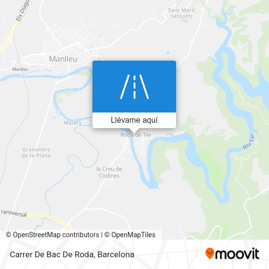 Mapa Carrer De Bac De Roda