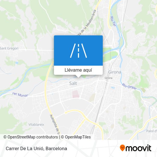 Mapa Carrer De La Unió