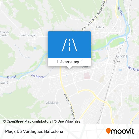 Mapa Plaça De Verdaguer