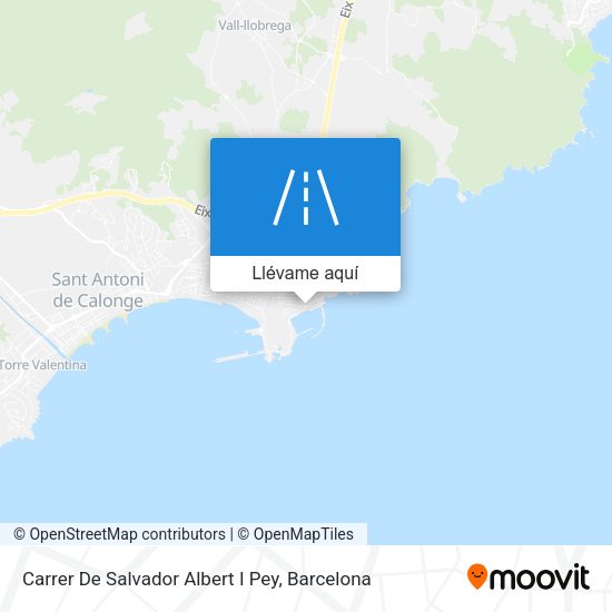 Mapa Carrer De Salvador Albert I Pey