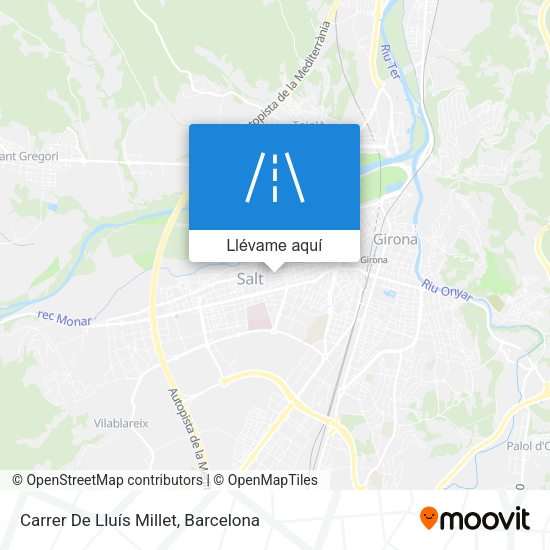 Mapa Carrer De Lluís Millet