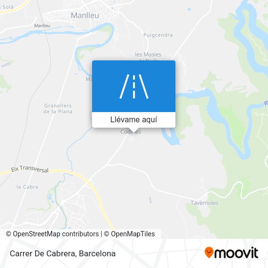 Mapa Carrer De Cabrera