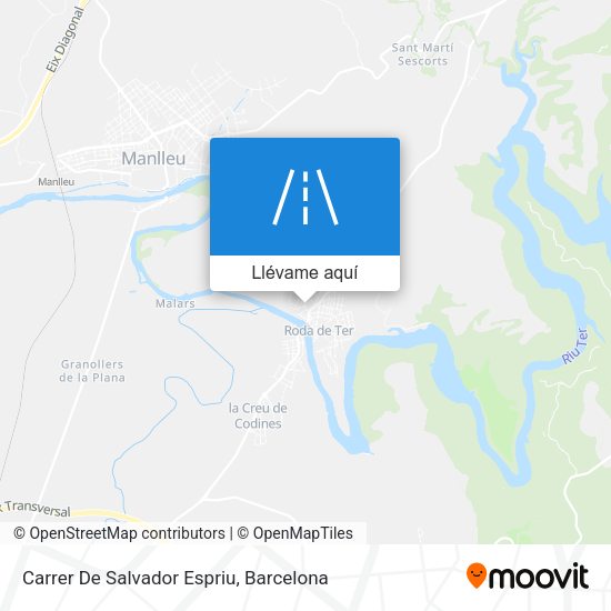 Mapa Carrer De Salvador Espriu
