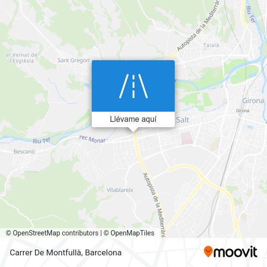 Mapa Carrer De Montfullà