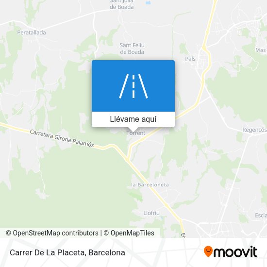 Mapa Carrer De La Placeta