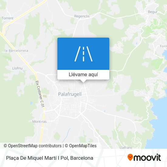 Mapa Plaça De Miquel Martí I Pol