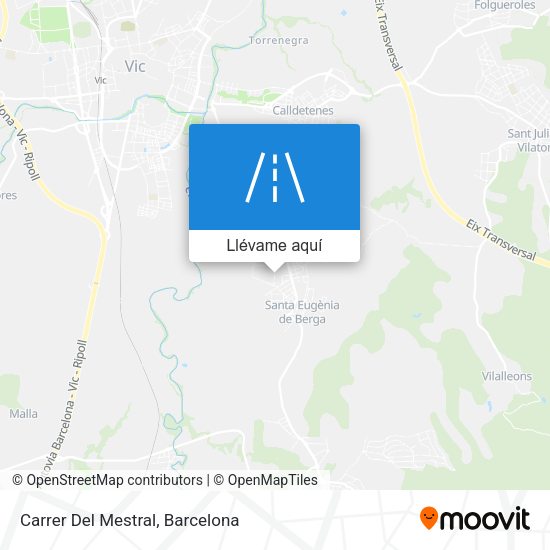 Mapa Carrer Del Mestral