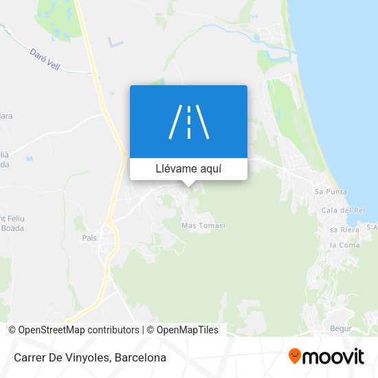 Mapa Carrer De Vinyoles