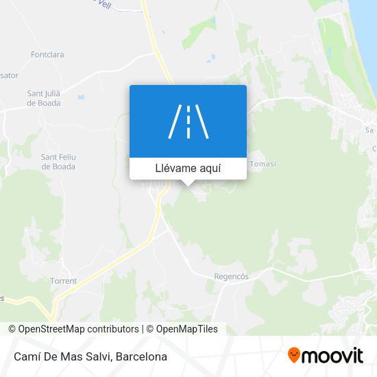 Mapa Camí De Mas Salvi