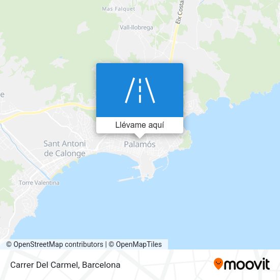 Mapa Carrer Del Carmel