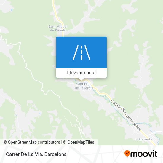 Mapa Carrer De La Via