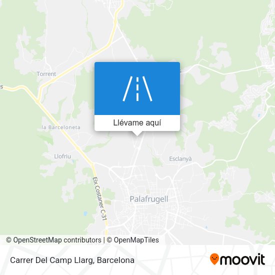 Mapa Carrer Del Camp Llarg