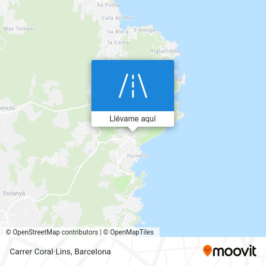 Mapa Carrer Coral·Lins