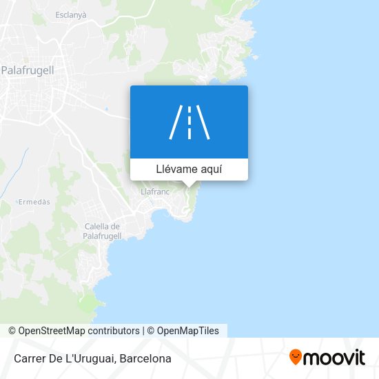 Mapa Carrer De L'Uruguai