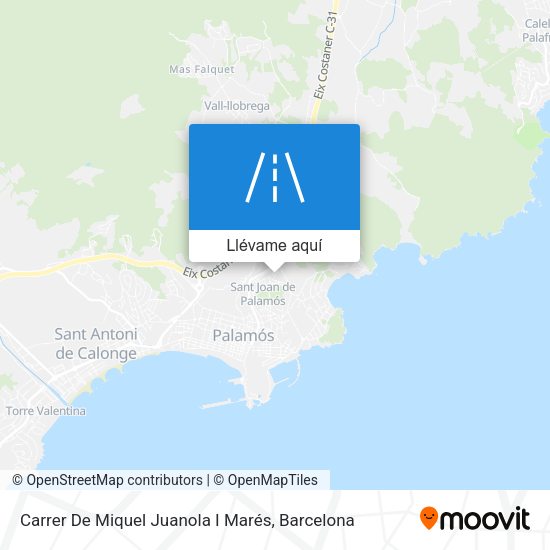 Mapa Carrer De Miquel Juanola I Marés