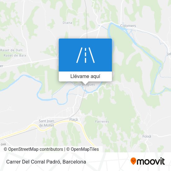 Mapa Carrer Del Corral Padró