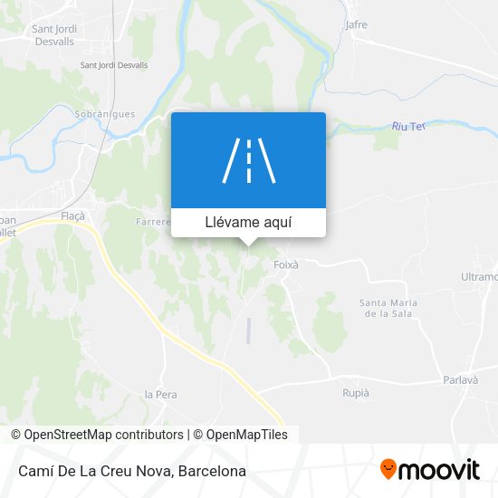 Mapa Camí De La Creu Nova