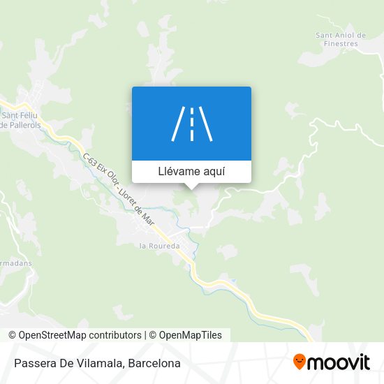Mapa Passera De Vilamala