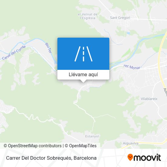 Mapa Carrer Del Doctor Sobrequés