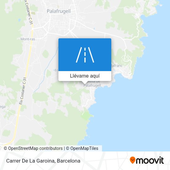Mapa Carrer De La Garoina