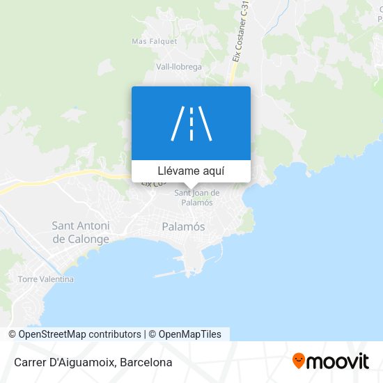 Mapa Carrer D'Aiguamoix