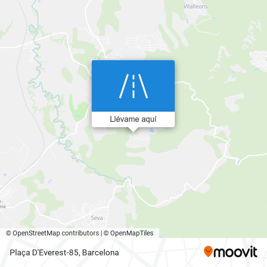 Mapa Plaça D'Everest-85