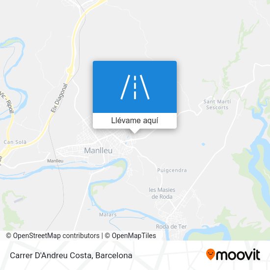 Mapa Carrer D'Andreu Costa