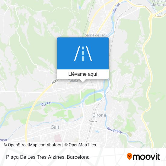 Mapa Plaça De Les Tres Alzines