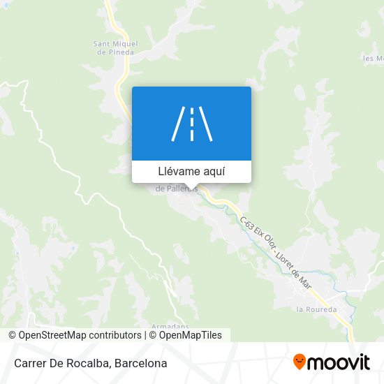 Mapa Carrer De Rocalba