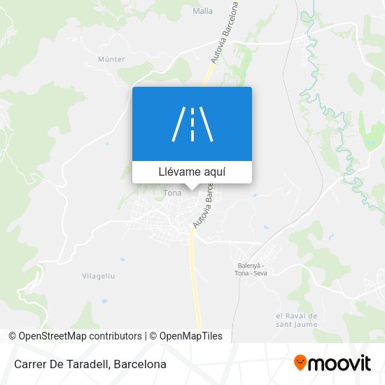 Mapa Carrer De Taradell