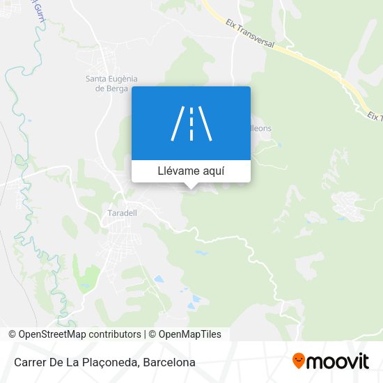 Mapa Carrer De La Plaçoneda